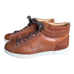Vionic Mens Malcom Leather Sport High-Top Sneakers